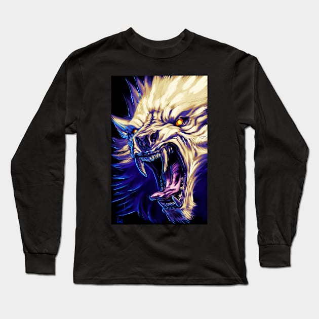 Raging Puppy Long Sleeve T-Shirt by Shawnsonart